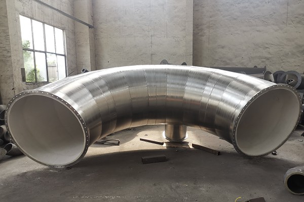 粉碎鋰電池的內襯貼片管道