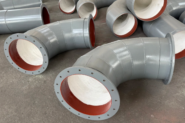 細石混凝士耐磨陶瓷複合彎管